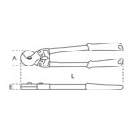 Kablo Kesme Makası 1104 420 mm - Görsel 2