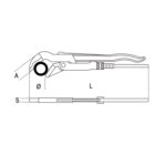 Beta Maşalı Boru Anahtarı  374-550 mm - Görsel 2